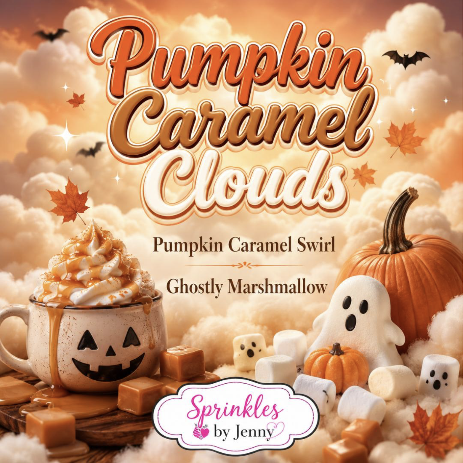 Pumpkin Caramel Clouds